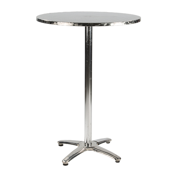 Stehtisch Porto Aluminium Inox Aluminium Ø80*H110 cm mieten