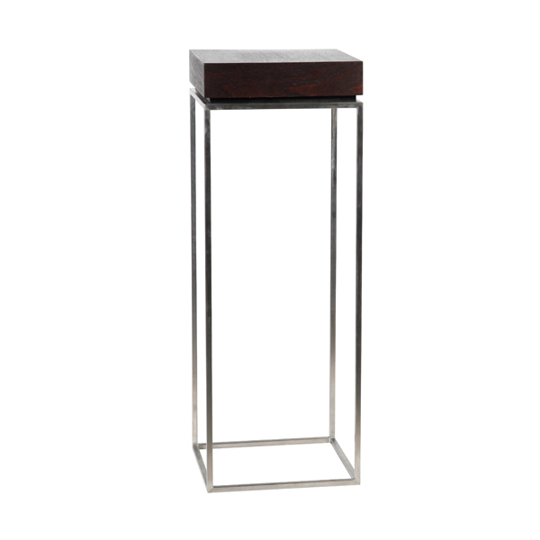 Zinzo Pedestal mit Massif braun L40*B40*H110 cm mieten