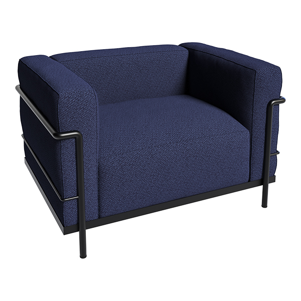 Grand Outdoor Sessel LC3 Stoff blue navy mieten