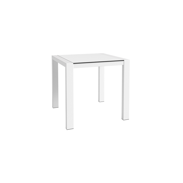 Dinnertisch Algarve weiß/weiß L80*B80*H75 cm mieten
