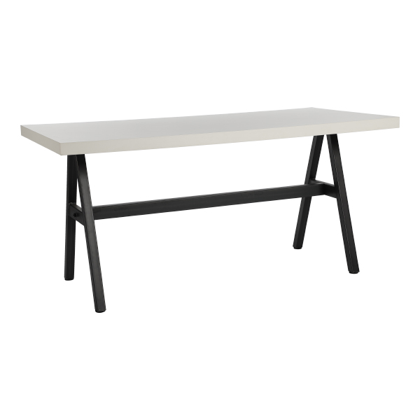 Dinnertisch Bristol weiß OUTDOOR 160*80*H76 cm mieten