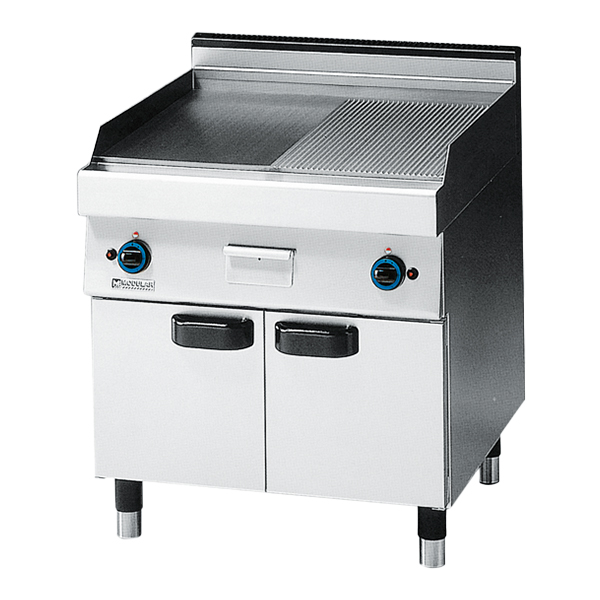 Elektro-Griddle-Platte Bratfläche 1/2 glatt-1/2 gerillt mieten