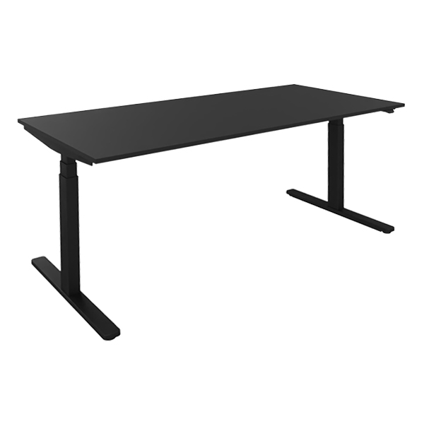 Schreibtisch Level Lift Pure schwarz L160*B80*H64-129 cm mieten