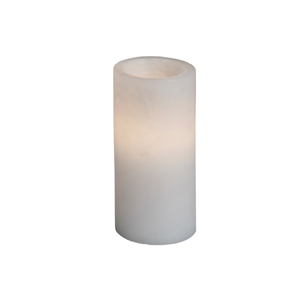 LED Kerze weiß Ø5 H10 cm mieten
