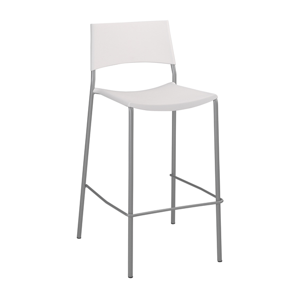 Barhocker Bonello weiß B50*T54*H102 SH76 cm mieten