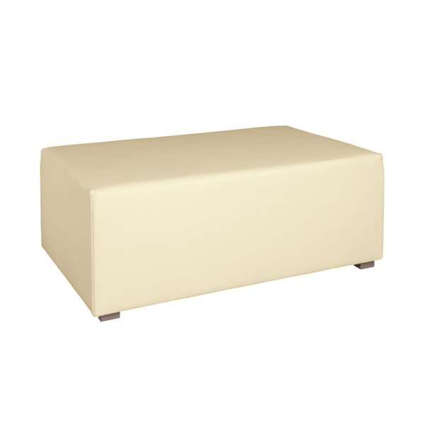 Lounge-2-Sitz-Hocker Locarno creme B104*T70*H41 cm mieten