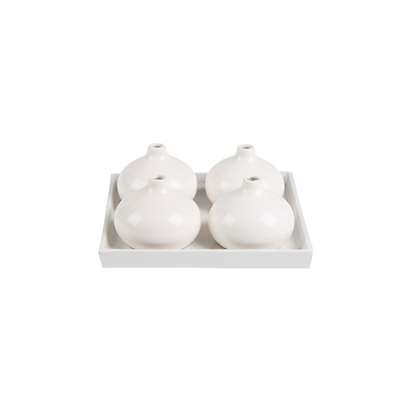 Senso Tischdekosatz 123 pure white 22*22 cm mieten