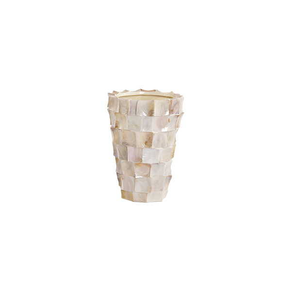 Ocean Shell Vase 53 weiß Ø36 H53 cm mieten