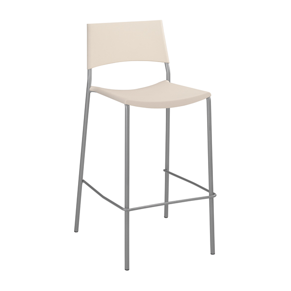 Barhocker Bonello creme B50*T54*H102 SH76 cm mieten