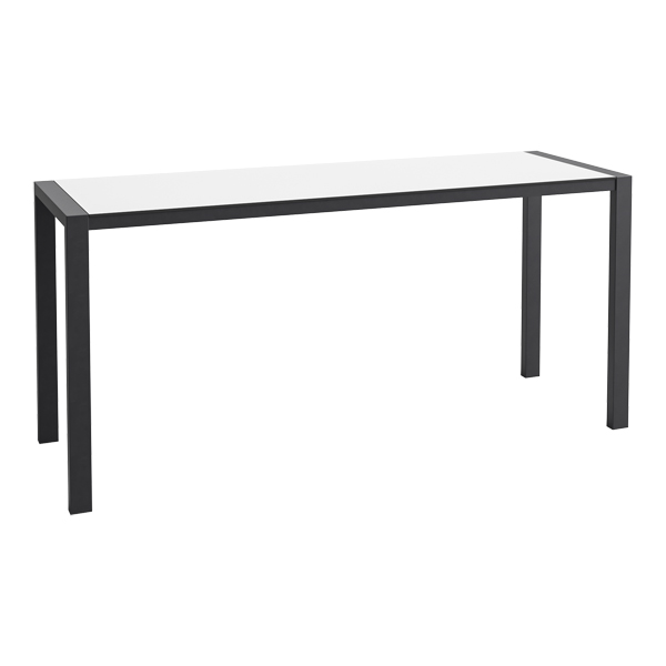 Stehtisch Algarve schwarz/weiß L240*B80*H110 cm mieten