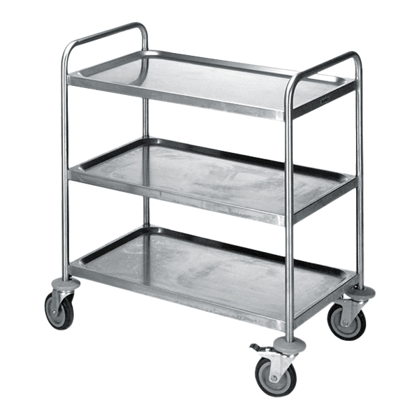 Servierwagen mit 3 Tabletts B82*T52*H95 cm mieten