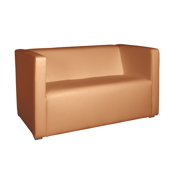 Sofa Havanna karamell mit Armlehnen B122*T70*H70cm SH41cm mieten