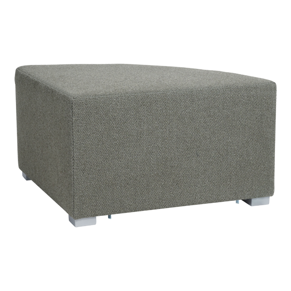 Lounge-Hocker Dreieck salbei grün Trouville bouclé mieten