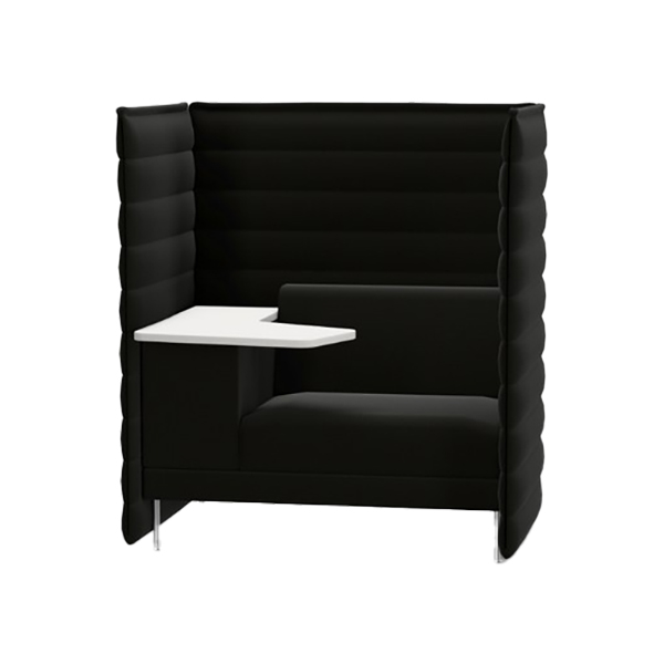 Sofa Alcove Plus Highback Work dark carbon mieten