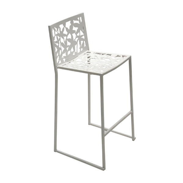 Barhocker Le Mans weiß B48*T47*H104 SH76 cm mieten
