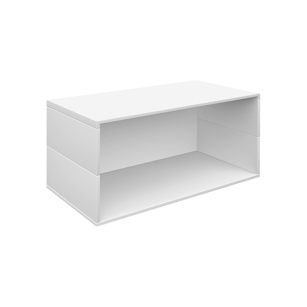 Regalkubus Flat-Pack weiß Flötotto faltbar B80*T40*H40 cm mieten