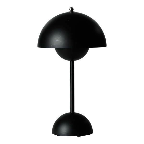 Akku Tischleuchte Flowerpot black Ø16*H29,5 cm mieten