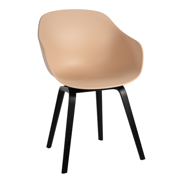 Armlehnstuhl About a Chair AAC 222 pale peach/schwarz mieten