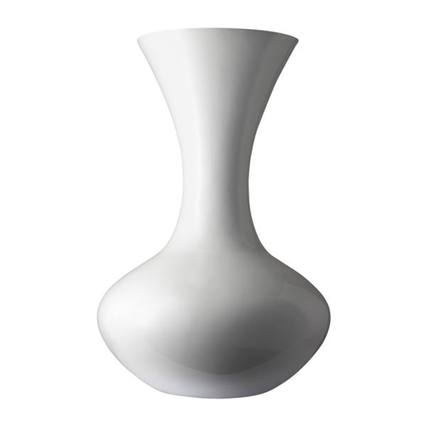 Rosali Fiberglas Vase weiß Ø99 H150 cm mieten