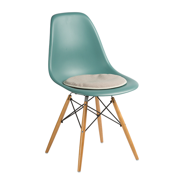 DSW Chair Ahorn Sitz ocean mit Seat Dot sand/coffee mieten
