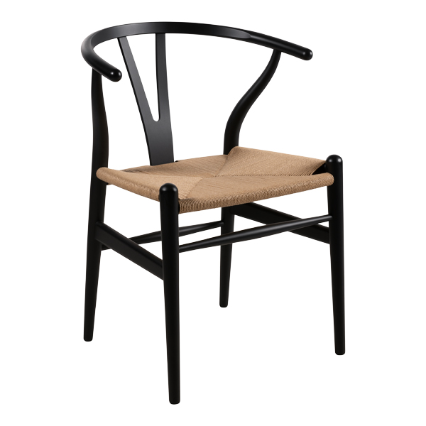 Wishbone Chair CH24 schwarz mieten