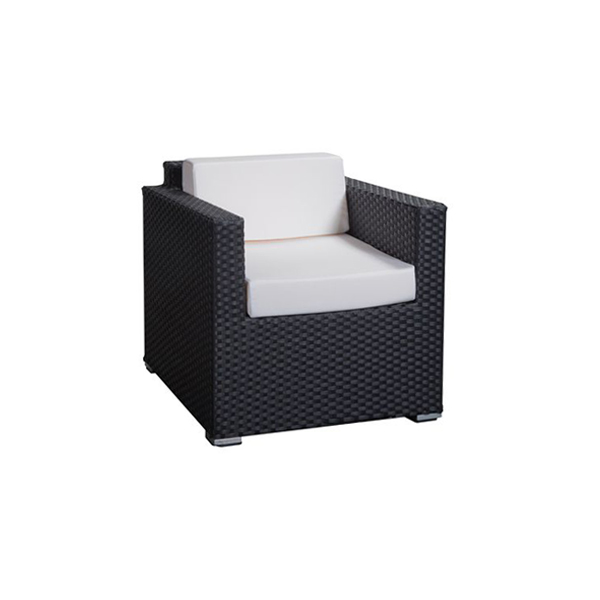 Sessel Jamaica mit Solid Kissensatz weiß B75*T75*H80 SH37 cm mieten