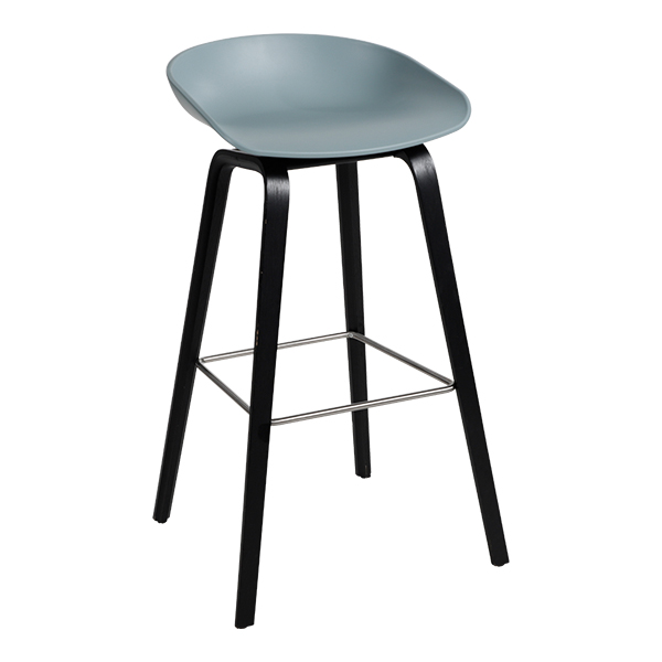 Barhocker About a Stool AAS 32 dusty blue/schwarz mieten