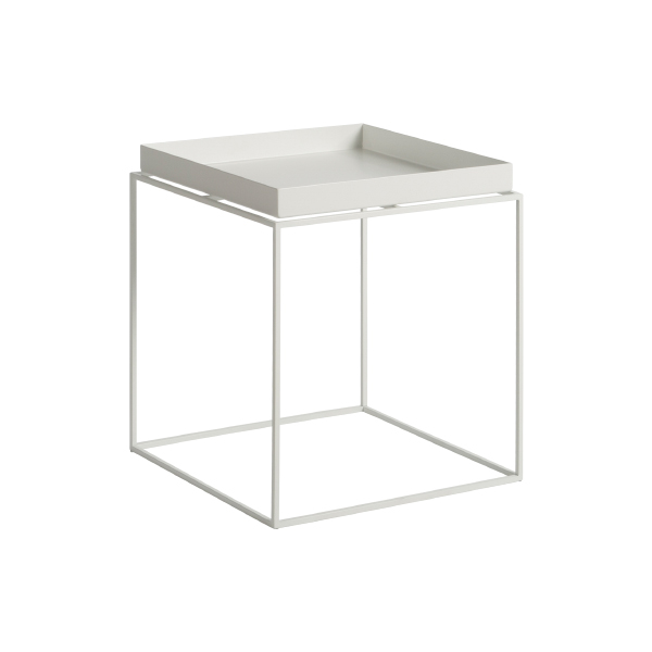 Tray Table Loungetisch weiß L40*B40*H44 cm mieten