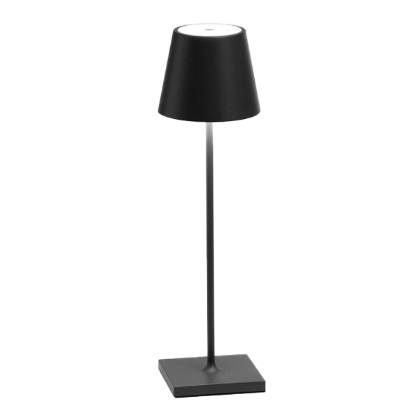 Akku Tischleuchte Poldina Pro dark grey Ø11*H38 cm mieten