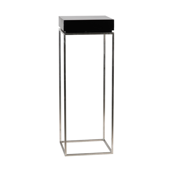 Zinzo Pedestal mit Massif schwarz L40*B40*H110 cm mieten