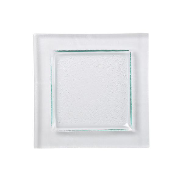 Glasteller Nubo 20*20 cm mieten