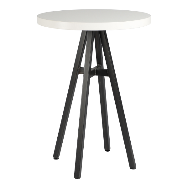 Stehtisch Bristol weiß OUTDOOR Ø80*H110cm mieten