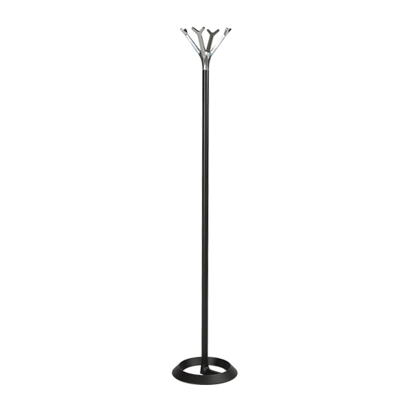 Garderobenständer Battista schwarz Fuß Ø32 cm H165 cm mieten