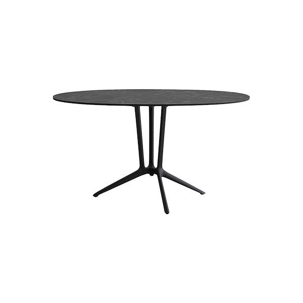 Tisch Trail Marmor schwarz Ø130*H76 cm mieten