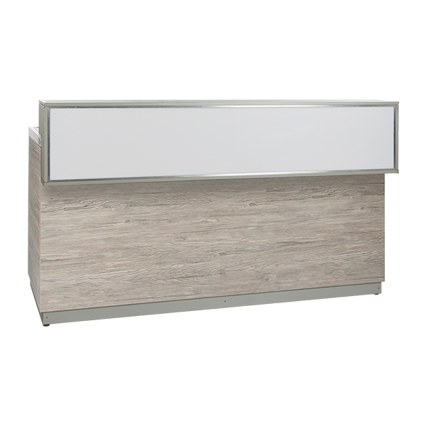 Sekttheke Aspen Altholz mit CNS Deckblatt mieten