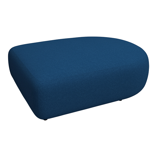 Loungesitz Plus round end navy blue L118*B94*H40 cm mieten
