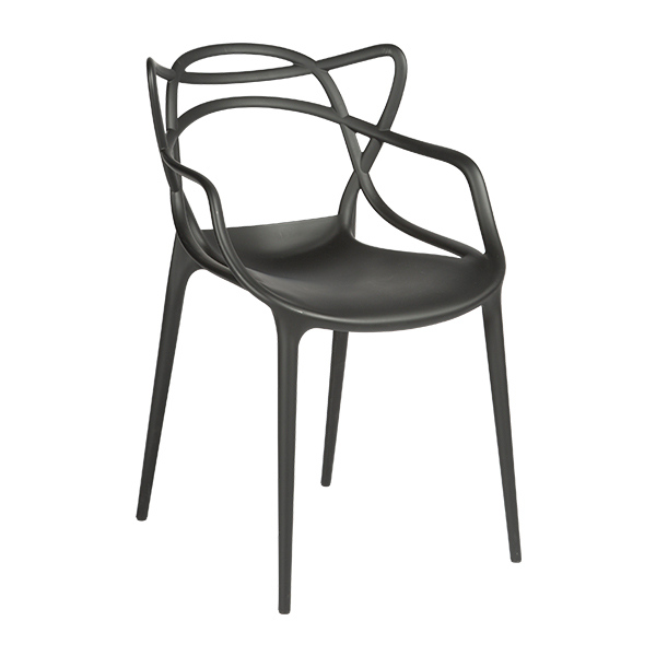 Stuhl Masters schwarz B57*T47*SH46*H84 cm mieten