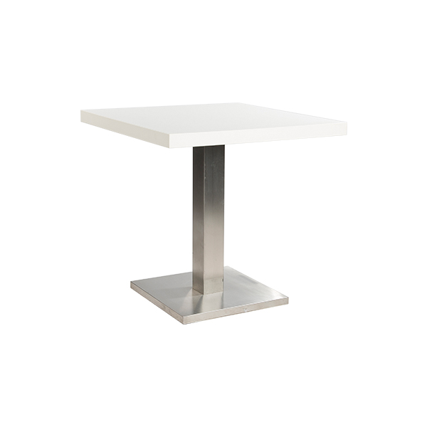 Bistrotisch Ibiza OUTDOOR weiß B80*L80*H78 cm mieten