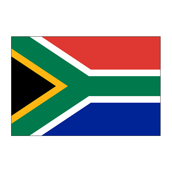 Fahne Südafrika 225*150 cm mieten