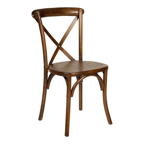 Crossback Chair rustic B50 SH47 cm (Sitz B45 cm) mieten