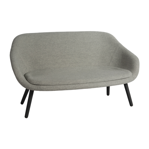 Sofa About a Lounge AAL gepolstert grau/schwarz mieten