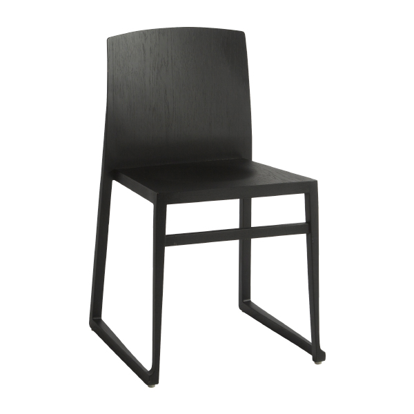 Stuhl Tonio schwarz B47*T49*H75,5 SH47 cm mieten