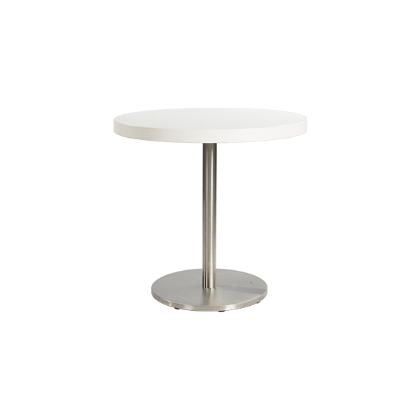 Bistrotisch Ibiza weiß Ø80 H76 cm mieten