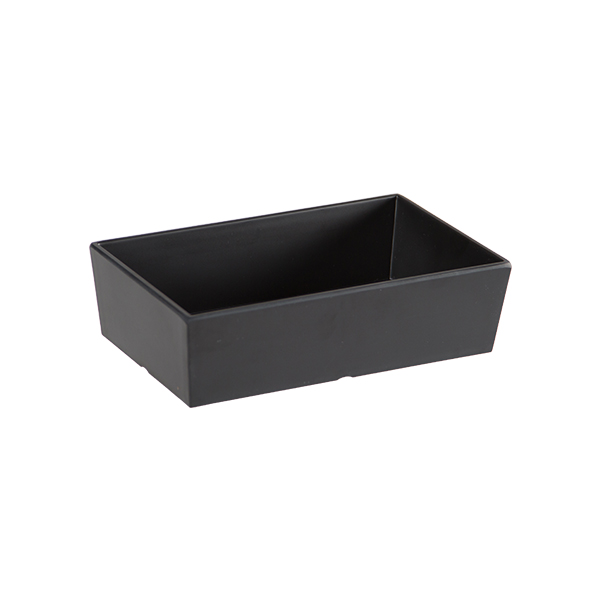Besteckbox Melamin mattschwarz 27*16*H7 cm mieten
