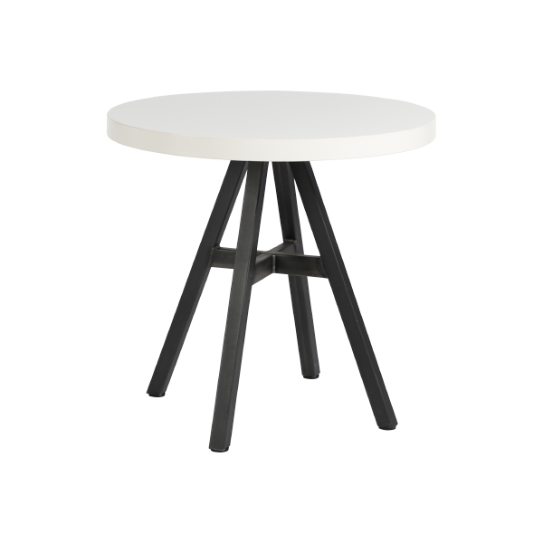 Bistrotisch Bristol weiß OUTDOOR Ø80*H76 cm mieten