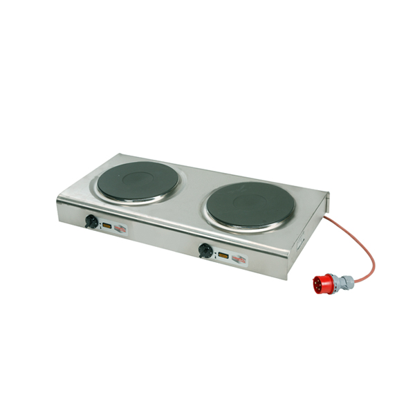 Elektro-Kocher mit 2 Kochplatten Ø30 cm 400V/5kW mieten