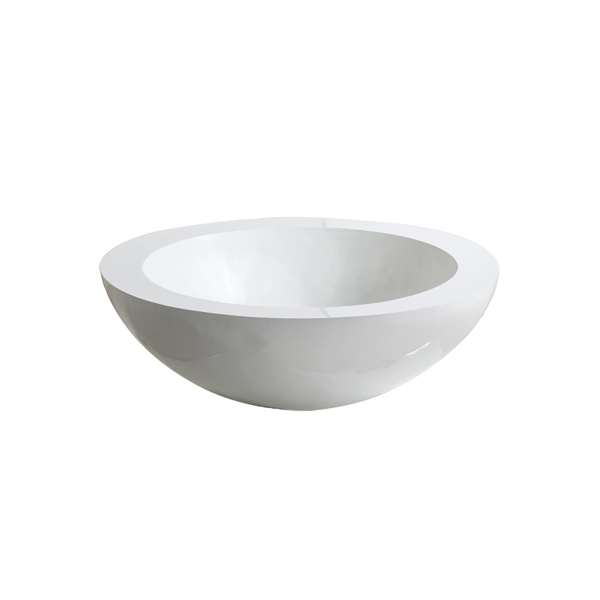 Casibari Deko-Schale weiß Ø94 H33 cm (Innenmaß Ø75 cm) mieten