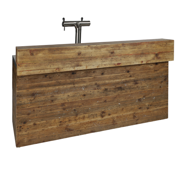 Biertheke Bornholm L200*T83*H115 cm mit CNS Deckblatt mieten