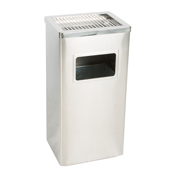 Kombi Ascher-Papierkorb edelstahl B30*T24*H62 cm mieten