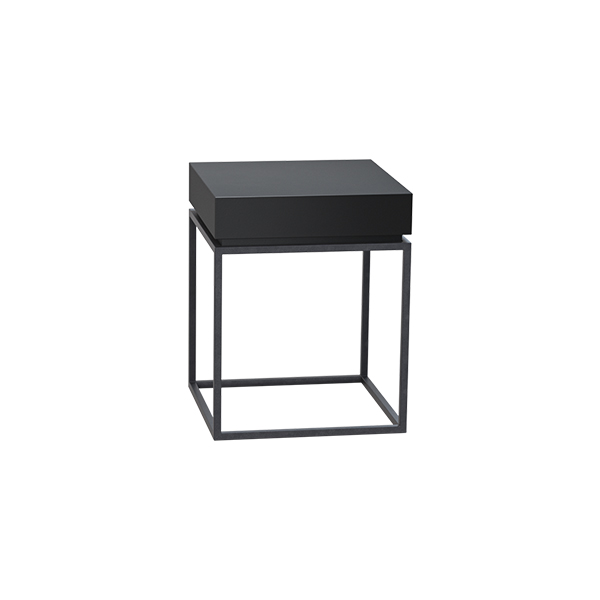 Zinzo coffee table schwarz Massif schwarz L40*B40*H50 cm mieten